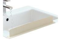 Jubilofex Protezione per schizzi per lavello in silicone,Protezione in silicone per lavabo da bagno | Antiodore, Resistente ai graffi e antiscivolo per il lavaggio a casa, manutenzione