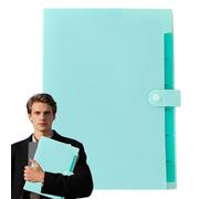 Jubilofex Raccoglitore per documenti, formato A4, portatile, versatile, con etichette colorate e sette scomparti, per scuola, casa, ufficio, fatture, ricevute