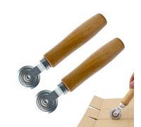 Jubilofex Ruota da tracciare da cucito - Rotella da punzone marcatore - Strumento rotante di perforazione con punta a ago per tracciare ergonomicamente progettato per designer e bricolage