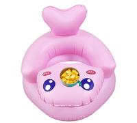 Jubilofex Seggiolino gonfiabile per bambini, supporto per mangiare e sedersi, sedia portatile per sedersi, cuscino di supporto morbido gonfiabile, uso interno ed esterno