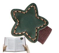 Jubilofex Segnalibro magnetico in pelle,Segnalibro magnetico in pelle, Clip segnalibro stella a cinque punte, Segnalibri magnetici in Clip per segnalibri per libri di per la lettura di donne e