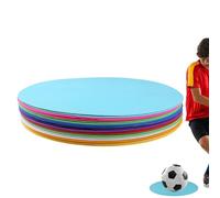 Jubilofex Soccer Training Disc - Agility Cone Set, Sports Marker Discs | Durable Training Cons Speed and Coordination Drills, Flat Field Markers For Practice Games, Disc Set with Outdoor Use