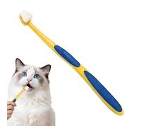 Jubilofex Spazzolino da Denti per Gatti - Strumento per la Pulizia con Setole Morbide - Per cani - igiene dentale - Per L'Igiene, La Salute, L'Alito Cattivo, Cuccioli di Cane, Gattini, Anziani, Razze