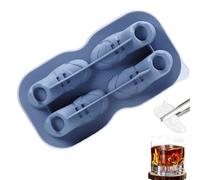 Jubilofex Stampo per cubetti di ghiaccio a blocco, e vassoi per ghiaccio cubi in silicone, per cucina sicurezza alimentare, forma rilascio facile, conservazione congelatore per