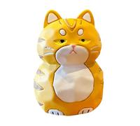 Jubilofex Statuette di Gatti Decorativi Interni | Scultura di Gattino | Statua Carina in Resina Piccolo Ornamento per Decorazione Casa Ufficio Auto Regalo