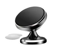 Jubilofex Supporto magnetico per telefono in auto | Supporto per smartphone regolabile universale | Supporto magnetico rotante e multifunzione per cruscotto, vetro e parabrezza