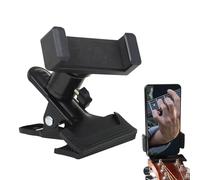 Jubilofex Supporto per cellulare per chitarra, supporto per cellulare per chitarra acustica girevole | Supporto per smartphone per pratica in studio video tutorial composizione musicale, apparizioni