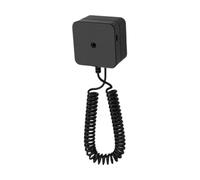 Jubilofex Supporto remoto per TV | Caddy di controllo remoto antifurto per la schiena | Organizzatore di televisione magnetica sicura sicura con corda retrattile per soggiorno