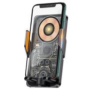 Jubilofex Supporto Telefonico Auto | Ricarica Wireless Con Rotdazione A 360 Gradi - Supporto Telefono A Clip Per Bocchette Aria - Per Camper Monovolume Berlina Navigazione Videoregistrazione