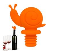 Jubilofex Tappi per champagne, a forma di lumaca, in silicone 3D, riutilizzabili, per ristoranti, cucina, birra, aceto di soia