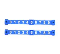 Jubilofex Tavolo Keeper - Indicatore di punteggio, Mini contatore di gioco, 2 pezzi manuale di tracker di punteggio per baby foot, indicatore di diapositive per il gioco da tavolo, quadranti in