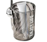 Jubilofex Tazze da collutorio, Tazza per spazzolino da denti da bagno | Porta spazzolino da denti da bagno,Organizzatore di vanità minimalista compatto impermeabile per viaggi in hotel