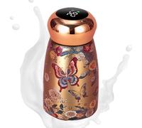 Jubilofex Tazze isotermiche per bevande calde e fredde - Tazza portatile in stile retrò cinese compatto, per cucina, caffè, tè, latte, succo di frutta, ufficio, campeggio, inverno, scuola