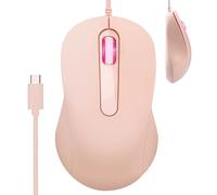 Jubilofex Topi USB cablati, topi cablati USB | plug-and-play silenzioso anti-slip per il gioco della scuola di ufficio uomini da desktop