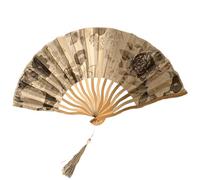 Jubilofex Ventaglio Portatile Pieghevole - Ventagli Decorativi | Stile Cinese Accessori Cosplay per Viaggi Feste Matrimonio Concerti Esterne Festival Musica Spettacoli