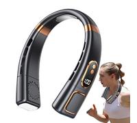 Jubilofex Ventole per collo aria fredda - Raffreddatore d'aria ricaricabile USB - Ventilatore da collo portatile a 5 velocità per sport all'aria aperta viaggi escursionismo campeggio auto
