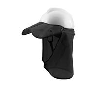 Jubilofex Visiera anti-sole per casco di sicurezza | Protezione UV Visiera Montata sul casco che copre il sole | Visiera ventilata per cantieri di costruzione e paesaggistica prevenzione