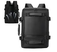 Jubilofex Zaino per computer portatile da uomo | Borsa da lavoro aziendale, borsa a tracolla con ampio spazio impermeabile per tablet fotocamera documentale