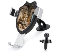 Jubonexis Albero di Natale nella vecchia stanza supporto per telefono auto supporto triangolo clip base presa d'aria supporto per telefono cellulare accessori automobilistici per smartphone cellulari