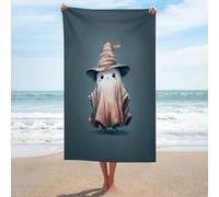 Jubonexis Asciugamano da spiaggia in microfibra senza sabbia, grande, multiuso, assorbente, per bagno e piscina, 130 x 80 cm