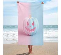 Jubonexis Asciugamano da spiaggia in microfibra senza sabbia, grande, multiuso, assorbente, per bagno e piscina, 130 x 80 cm