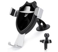 Jubonexis Bella donna che indossa cappello supporto per telefono auto supporto triangolo clip base presa d'aria supporto per telefono cellulare accessori automobilistici per smartphone cellulari da 4