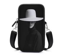 Jubonexis Bella donna che indossa il sacchetto del telefono mobile della borsa del telefono della borsa del telefono della borsa del cappello