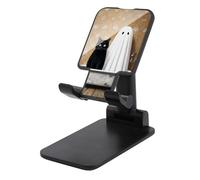 Jubonexis Black Cat Ghost in the Bathtub Cell Phone Stand Pieghevole Regolabile Supporto per Telefono per Scrivania