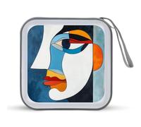 Jubonexis Caso di immagazzinaggio di DVD semplice del fronte astratto della cassa