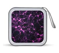 Jubonexis Custodia portatile per CD e DVD, con cellule cerebrali incandescenti, per auto, casa, viaggio