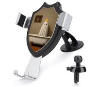Jubonexis Cute Ghost Vintage Clawfoot Vasca Bagno Auto Supporto Telefono Triangolo Clip Base Presa D'aria Supporto Telefono Cellulare Auto Accessori Auto per Smartphone Cellulari 4-6 Pollici