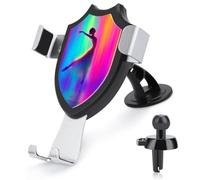 Jubonexis Dancer Neon Gradients Surreal Car Phone Holder Mount Triangle Clip Base Air Vent Cell Phone Mount Car Mount Accessori Automotive per 4-6 Pollici Cellulari Smartphone