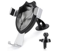 Jubonexis Donna che indossa un portachiavi vintage da auto supporto per telefono cellulare supporto triangolo clip base per bocchetta dell'aria supporto per telefono cellulare accessori