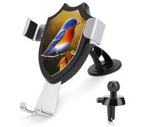 Jubonexis Eastern Blue Bird - Supporto per telefono da auto, triangolare, base a clip, per bocchette di ventilazione dell'auto, accessori automobilistici per smartphone da 4-6 pollici