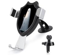 Jubonexis Figura spettrale che tiene una candela supporto per telefono da auto supporto per telefono triangolare con clip base per bocchetta dell'aria supporto per telefono cellulare accessori