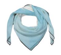 Jubonexis Foulard da donna con ali d'angelo bianche su sciarpa per capelli blu pallido sciarpa quadrata in seta come sciarpa da collo in raso