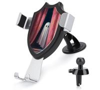 Jubonexis Halloween Ghost Peeking Car Phone Holder Mount Triangolo Clip Base Air Vent Cellulare Supporto Auto Accessori Automotive per 4-6 Pollici Cellulari Smartphone
