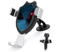 Jubonexis Lanterne gotiche lungo il sentiero innevato supporto per telefono da auto supporto triangolare clip base per bocchetta dell'aria supporto per telefono cellulare accessori automobilistici per