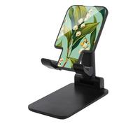 Jubonexis Lilly of The Valley, supporto per telefono cellulare, pieghevole, regolabile, stile vintage, per scrivania