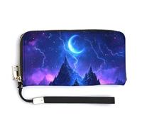 Jubonexis Majestic Mountain Range - Portafoglio lungo in pelle PU, portamonete e carte di credito, per donne e uomini