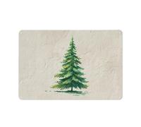 Jubonexis Minimal Christmas Tree Vintage Tin Metal Signs Wall Art Decoration for Bar Pub Club Cafe Room Farmhouse Bianco 20 x 30 cm