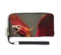 Jubonexis Phoenix Rising - Pochette lunga in pelle PU, portamonete e carte di credito, per donne e uomini