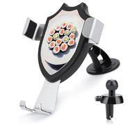 Jubonexis Piastra bianca con sushi Maki Rolls supporto per telefono da auto supporto triangolare clip base per bocchetta dell'aria supporto per telefono cellulare accessori automobilistici per