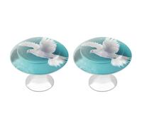 Jubonexis Pomelli rotondi per cassetti e armadietti, con viti, 2 pezzi, per cassetti, cassettiere, credenze, armadi, casa, ufficio, cucina