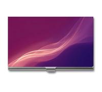 Jubonexis Porta biglietti da visita in metallo sottile, con sfumature, rosso, rosa, blu scuro, viola, per donne e uomini