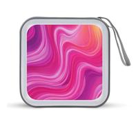 Jubonexis Psychedelic - Custodia portatile per CD, DVD, per auto, casa, viaggio