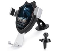 Jubonexis Raven on Stack of Books Dark Car Phone Holder Mount Triangolo Clip Base Air Vent Cell Phone Mount Car Mount Accessori Automotive per 4-6 Pollici Cellulari Smartphone
