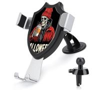 Jubonexis Red Beanie Jacket Skeleton Bere Ice Coffee Car Phone Holder Mount Triangle Clip Base Air Vent Cell Phone Mount Car Mount Accessori Automotive per 4-6 Pollici Cellulari Smartphone