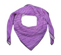 Jubonexis Sciarpa quadrata per capelli da donna con texture viola brillante come sciarpa per la testa fazzoletto sciarpa in raso
