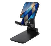 Jubonexis Semplice Blu Metallico Geometricamente Struttura In Acciaio Cellulare Supporto Pieghevole Regolabile Del Telefono Del Basamento per la Scriv